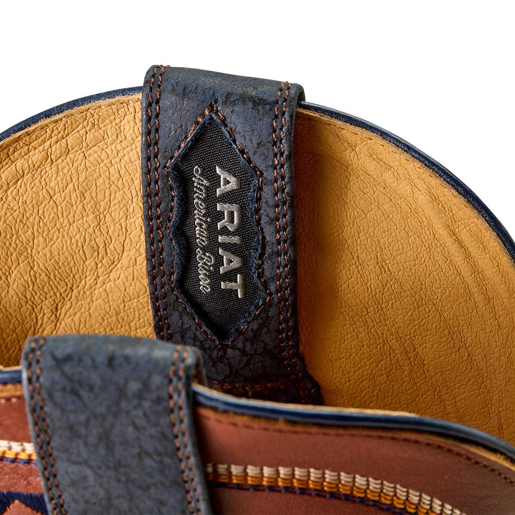 Ariat Men's Rock Ridge Wide Square Toe Western Boots – American Bison Leather | Goodyear Welt