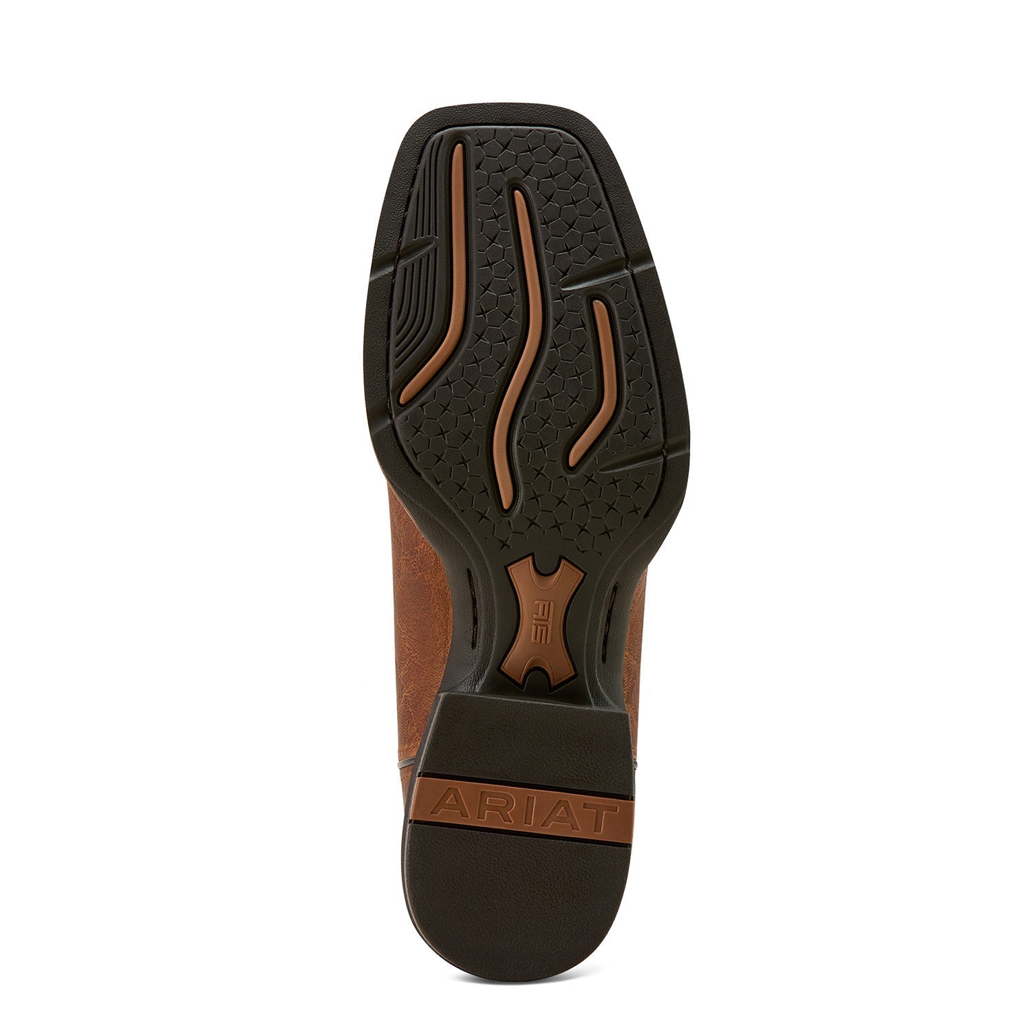 Ariat Men's Sport Rodeo Cowboy Boot – Tan | Wide Square Toe | 11" Shaft | D & EE Widths