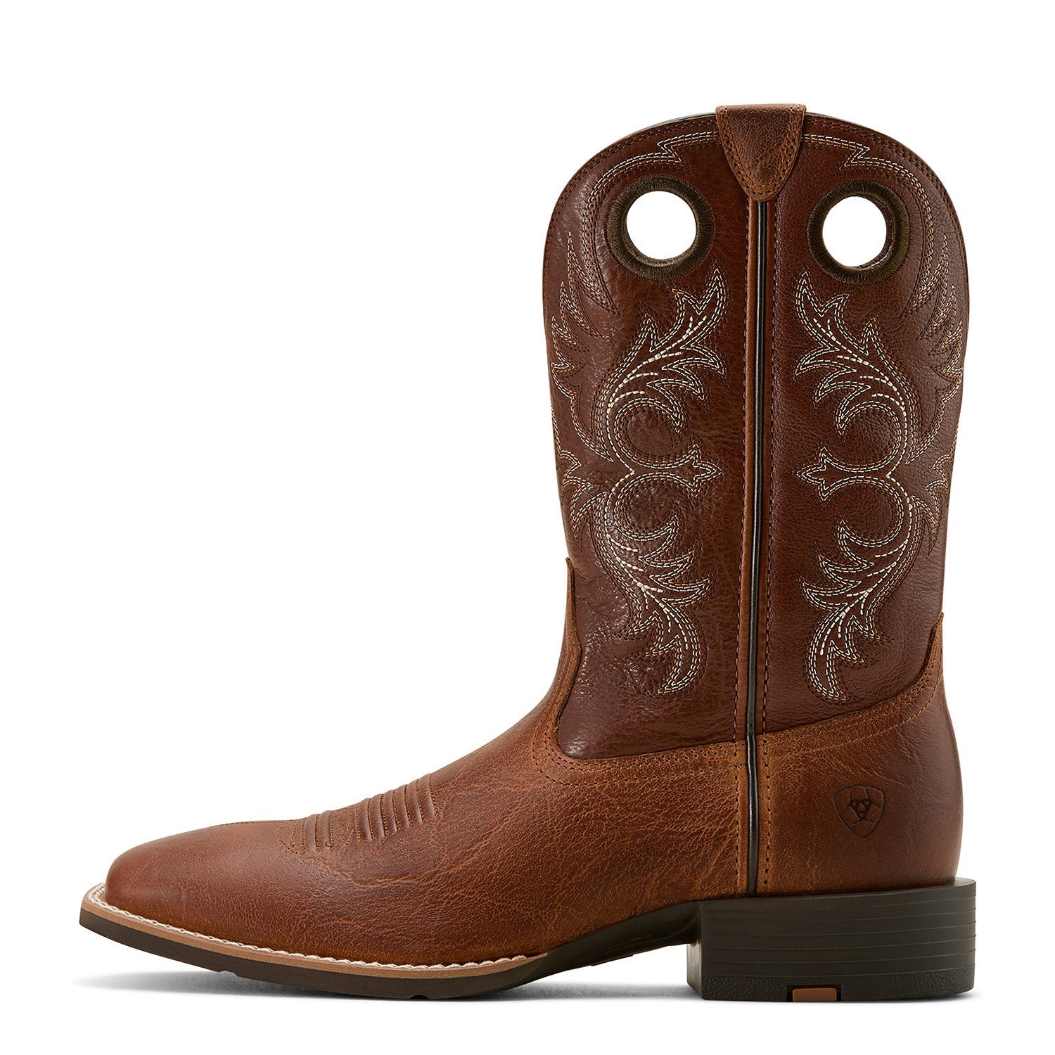 Ariat Men's Sport Rodeo Cowboy Boot – Tan | Wide Square Toe | 11" Shaft | D & EE Widths