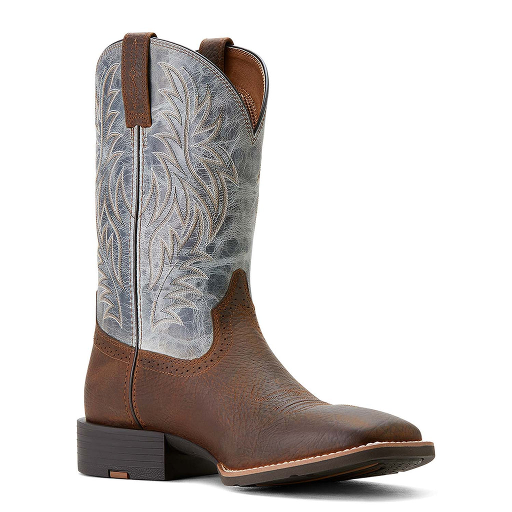 Ariat Men's Sport Wide Square Toe Western Boot – Full-Grain Leather | ATS® Technology | D & EE Widths