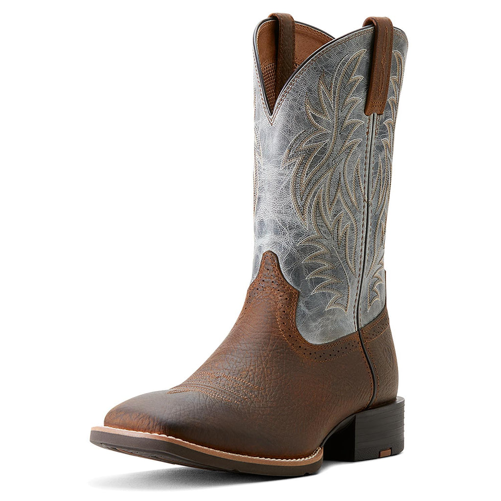 Ariat Men's Sport Wide Square Toe Western Boot – Full-Grain Leather | ATS® Technology | D & EE Widths