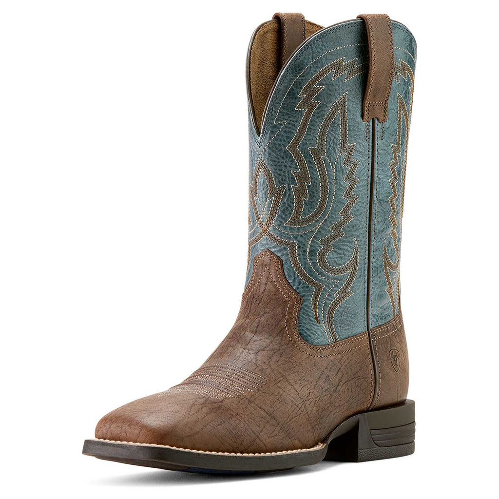 Ariat Men's Steadfast Wide Square Toe Cowboy Boot – Dusk Brown | Shock Shield® | D & EE Widths
