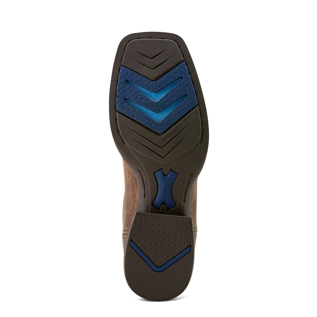 Ariat Men's Steadfast Wide Square Toe Cowboy Boot – Dusk Brown | Shock Shield® | D & EE Widths