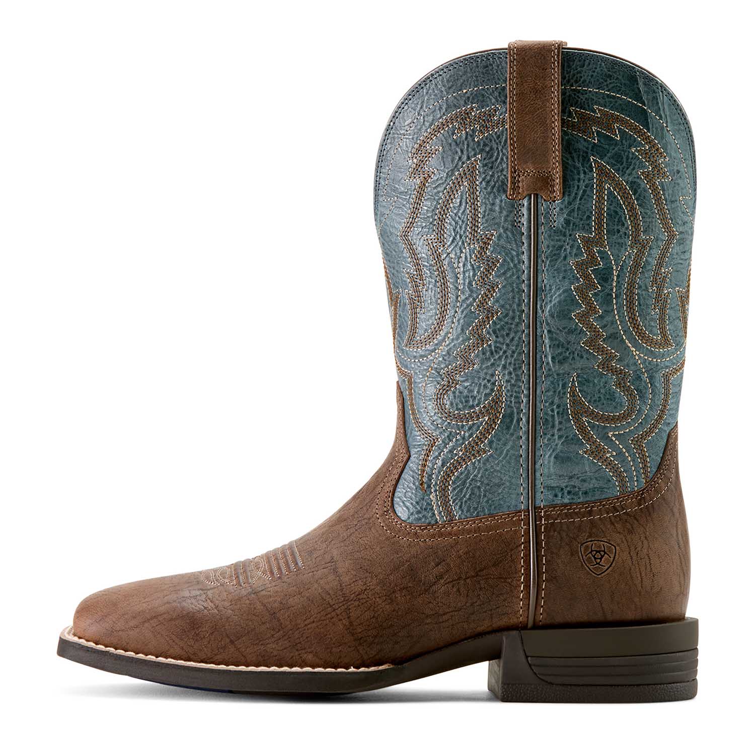 Ariat Men's Steadfast Wide Square Toe Cowboy Boot – Dusk Brown | Shock Shield® | D & EE Widths