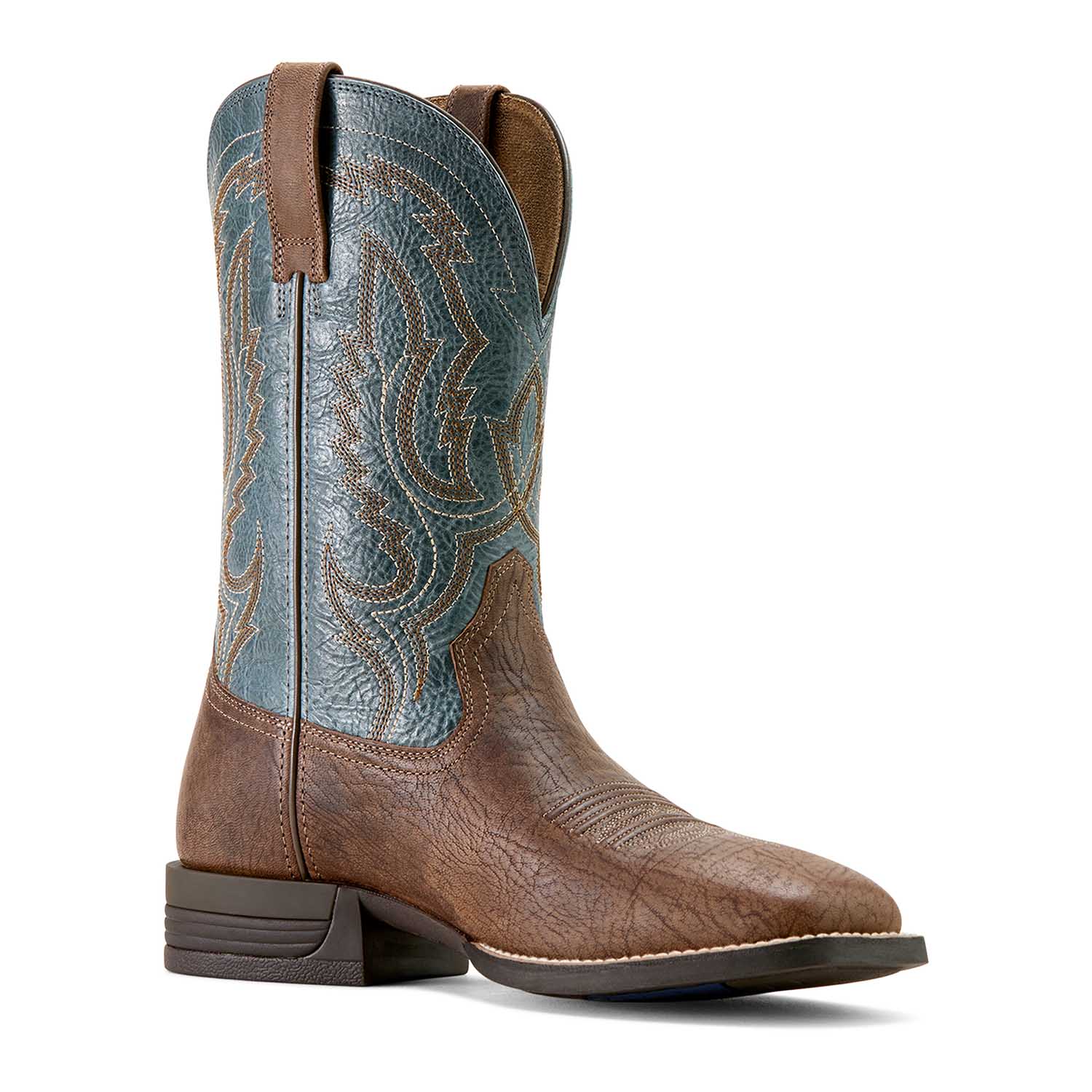 Ariat Men's Steadfast Wide Square Toe Cowboy Boot – Dusk Brown | Shock Shield® | D & EE Widths