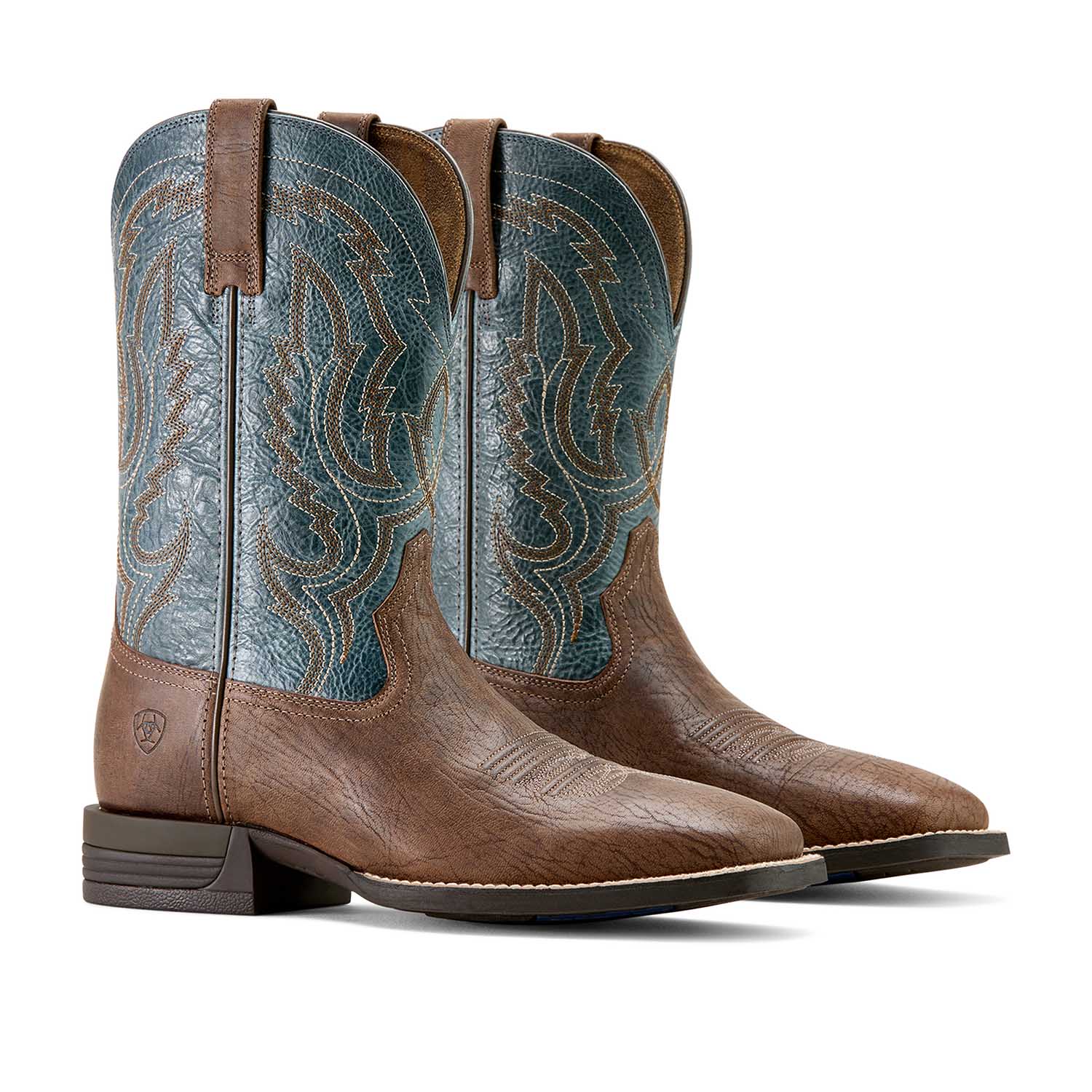 Ariat Men's Steadfast Wide Square Toe Cowboy Boot – Dusk Brown | Shock Shield® | D & EE Widths