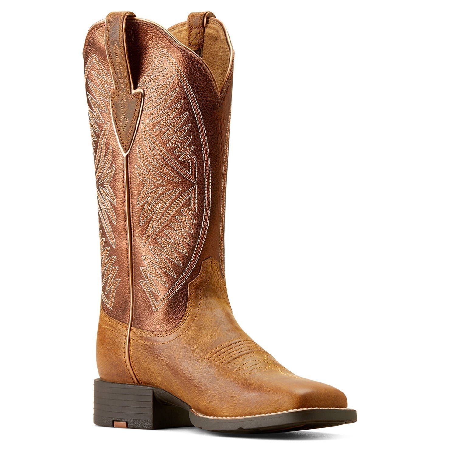 Ariat Women's Round Up Ruidoso Western Boot – Wide Square Toe | 12" Shaft | ATS® Technology