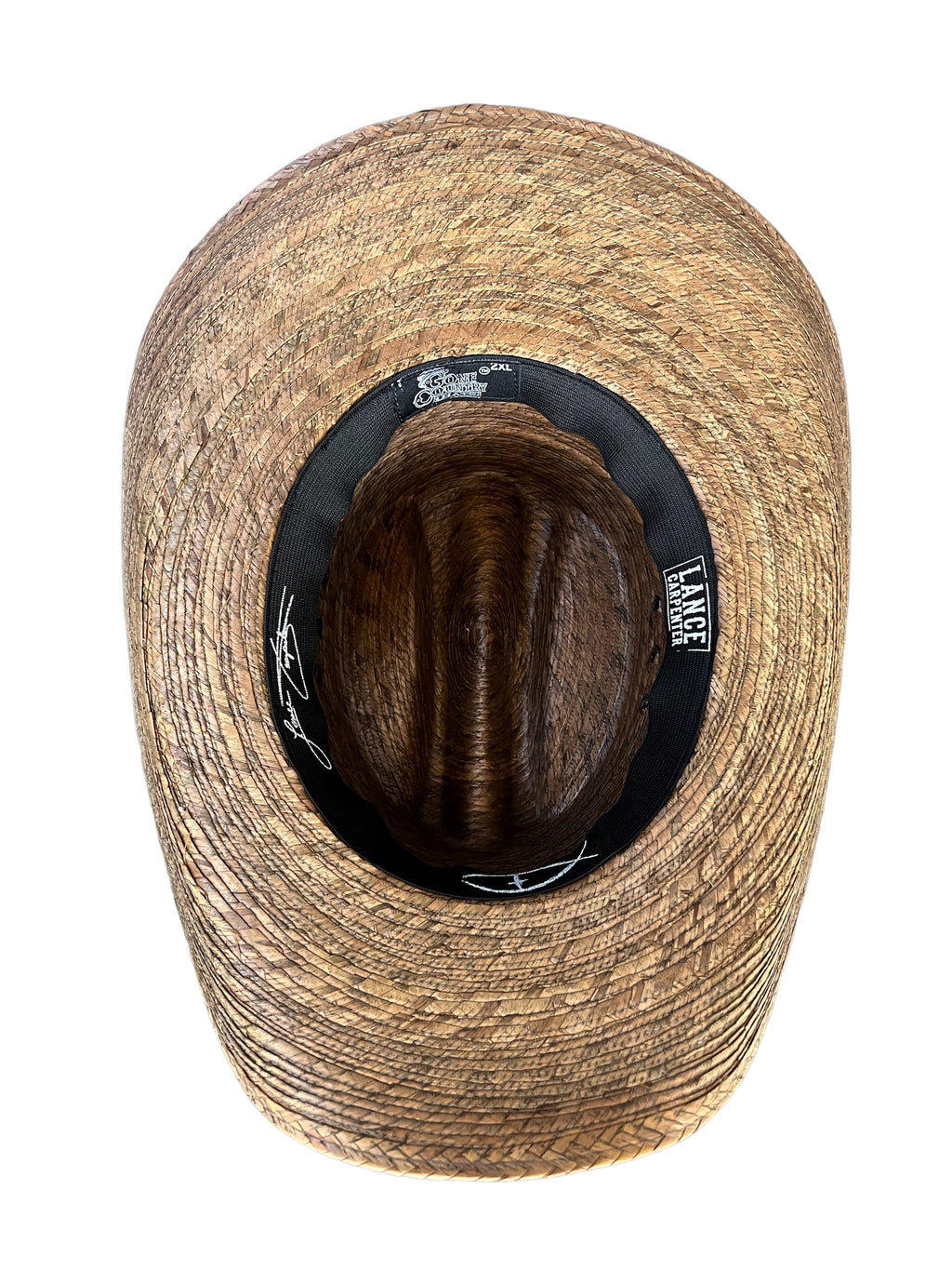 Gone Country Backroads Toasted Palm Straw Cowboy Hat