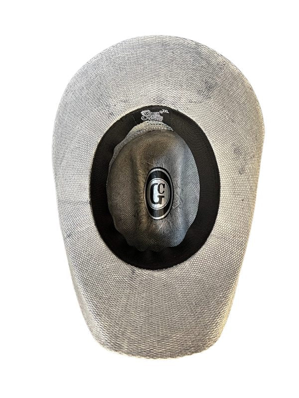 Gone Country Cheyenne Gray Bangora Straw Cowboy Hat