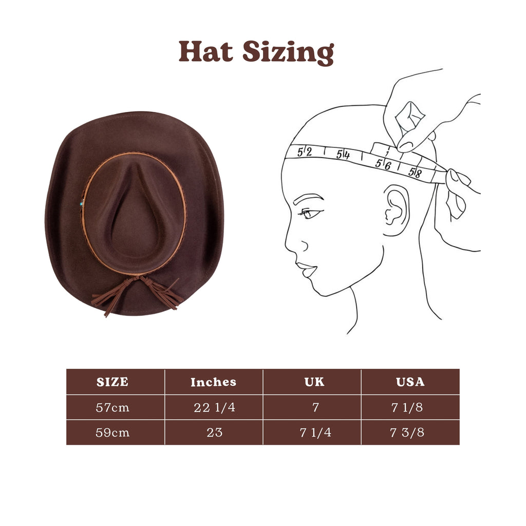 Canyon Dark Coffee Wool Felt Cowboy Hat | Mix Brown Western Hat