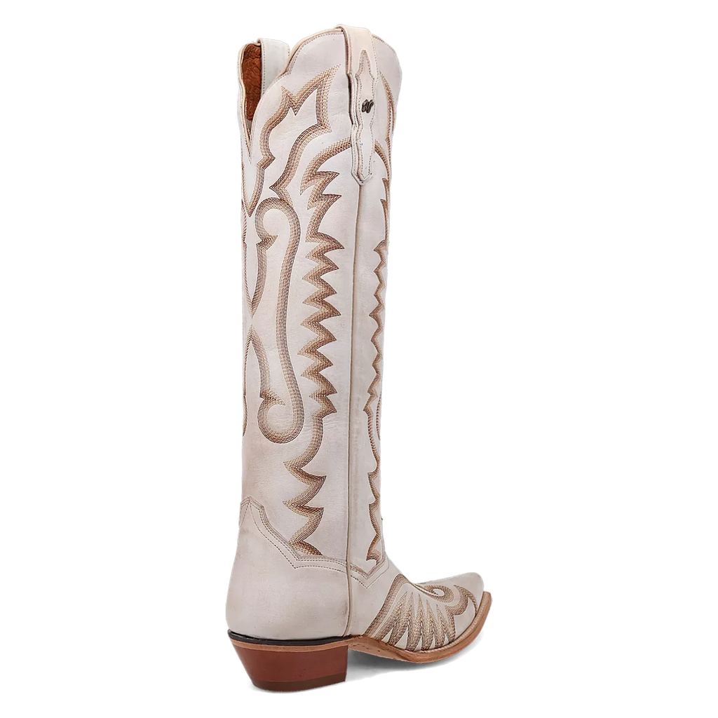 Dan Post Women's Cowgirl Western Boot Josie – Snip Toe, Premium Leather, 19" Shaft, Ultimate Flex Insole, Leather Outsole, Cowboy Heel, Ranch, Rodeo & Dress Boot