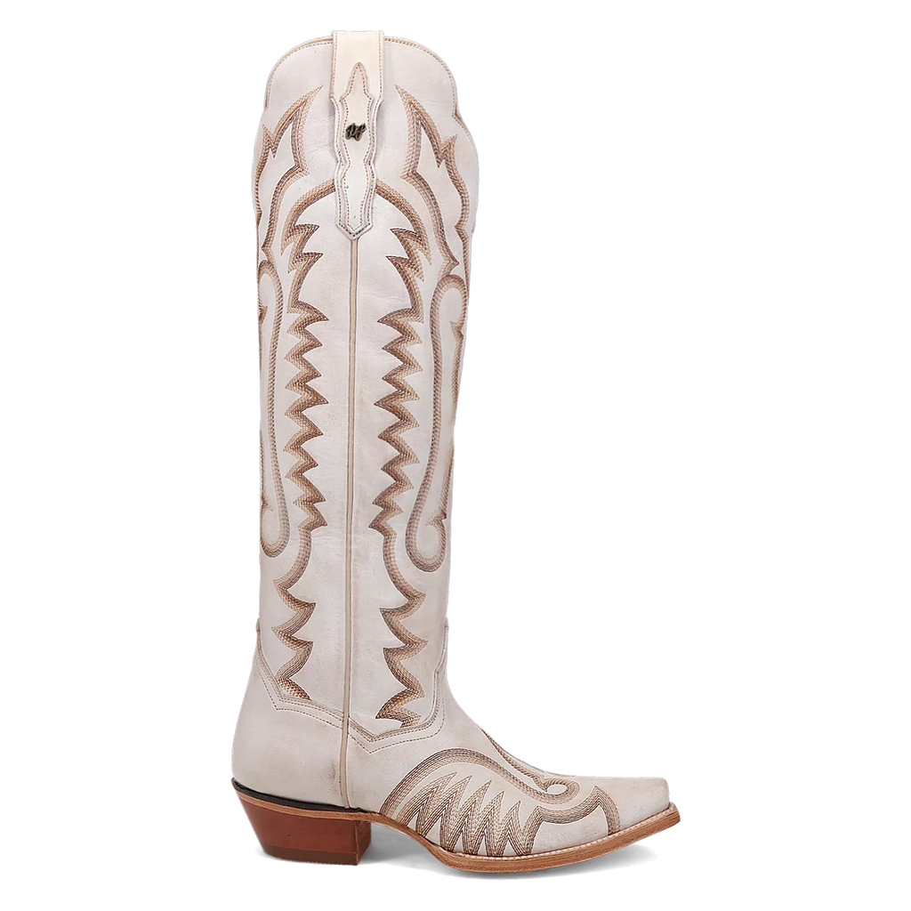 Dan Post Women's Cowgirl Western Boot Josie – Snip Toe, Premium Leather, 19" Shaft, Ultimate Flex Insole, Leather Outsole, Cowboy Heel, Ranch, Rodeo & Dress Boot