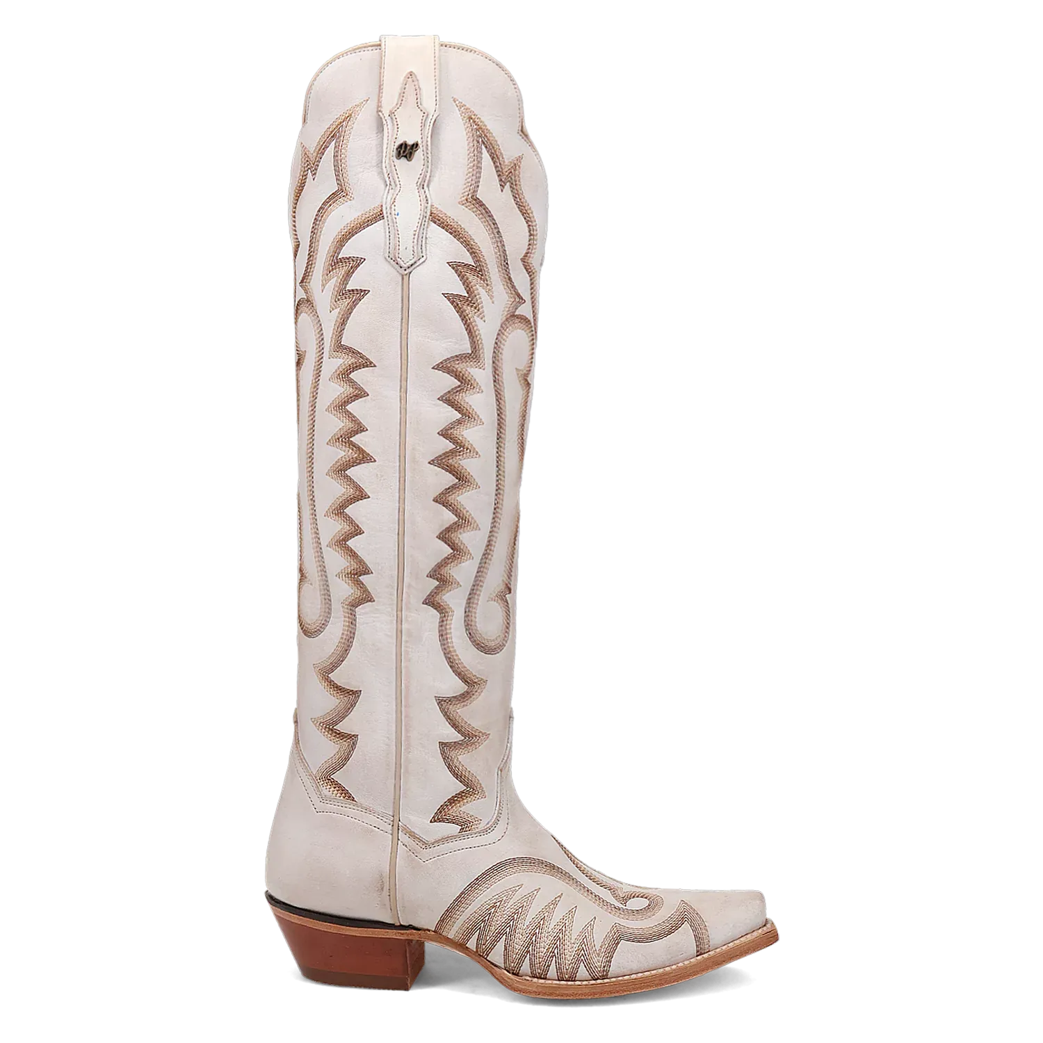 Dan Post Women's Cowgirl Western Boot Josie – Snip Toe, Premium Leather, 19" Shaft, Ultimate Flex Insole, Leather Outsole, Cowboy Heel, Ranch, Rodeo & Dress Boot