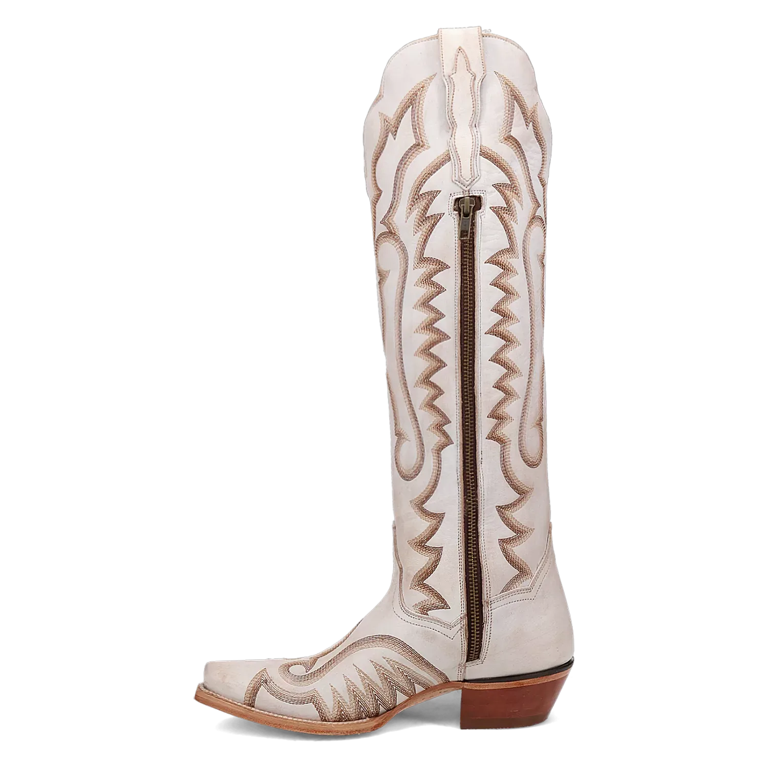 Dan Post Women's Cowgirl Western Boot Josie – Snip Toe, Premium Leather, 19" Shaft, Ultimate Flex Insole, Leather Outsole, Cowboy Heel, Ranch, Rodeo & Dress Boot