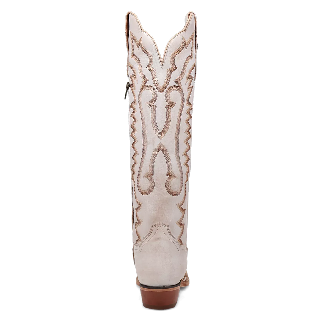 Dan Post Women's Cowgirl Western Boot Josie – Snip Toe, Premium Leather, 19" Shaft, Ultimate Flex Insole, Leather Outsole, Cowboy Heel, Ranch, Rodeo & Dress Boot