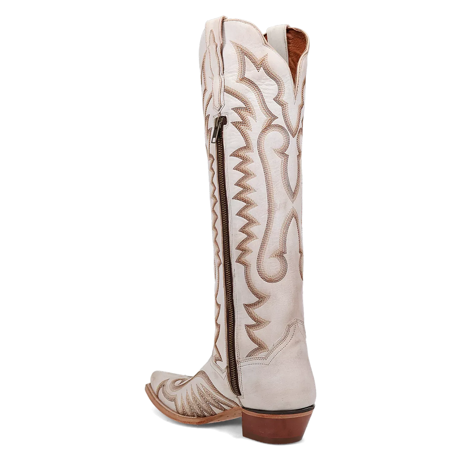 Dan Post Women's Cowgirl Western Boot Josie – Snip Toe, Premium Leather, 19" Shaft, Ultimate Flex Insole, Leather Outsole, Cowboy Heel, Ranch, Rodeo & Dress Boot