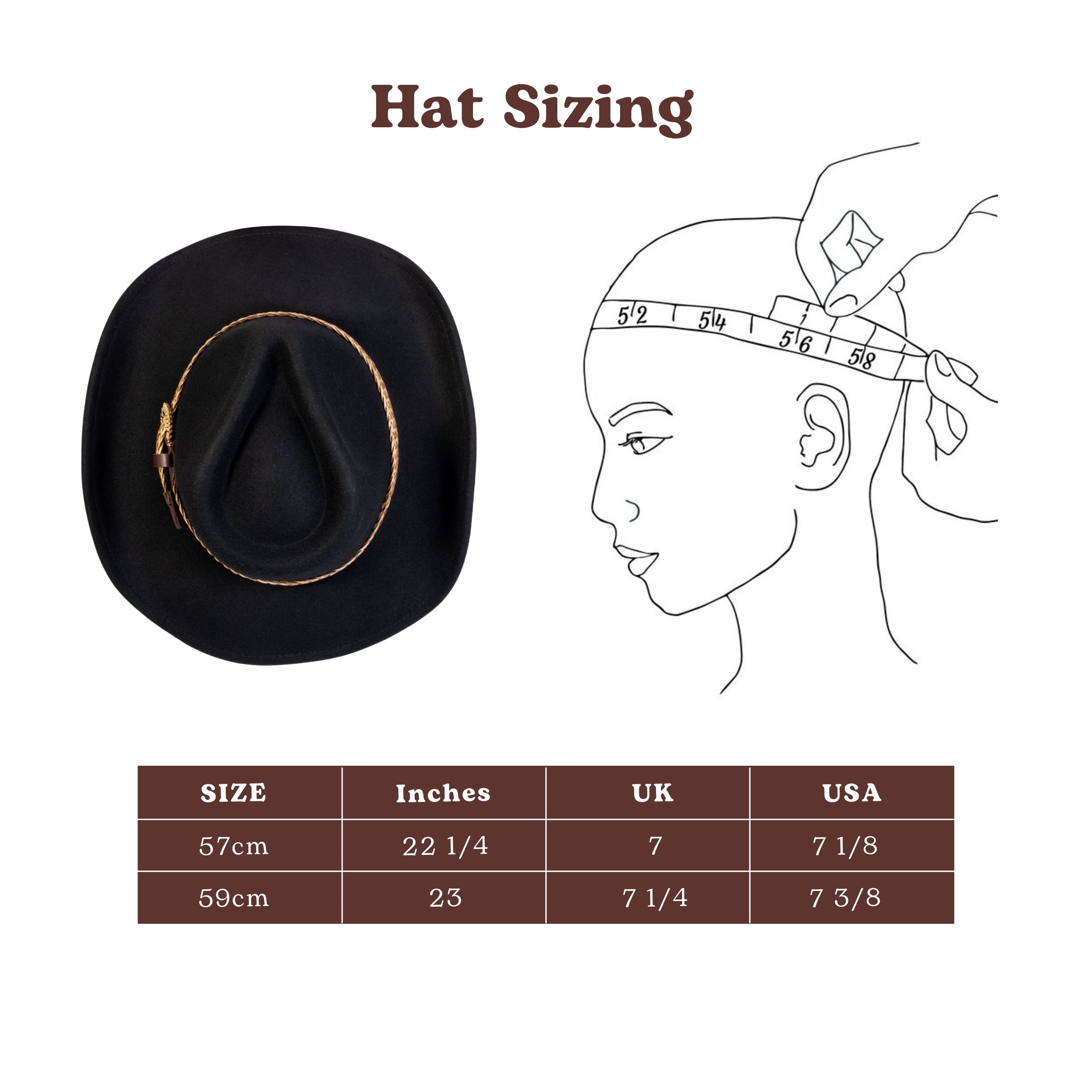 Dusty Trail Black Wool Felt Cowboy Hat | Mix Brown Western Hat