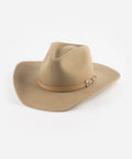 GIGI PIP Dean Rancher Women's Felt Cowboy Hat – Pinched Crown & Genuine Leather Band