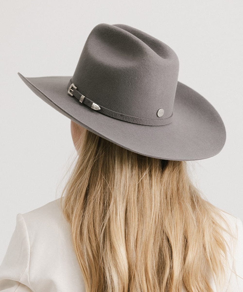 GIGI PIP Teddy Cattleman Women's Felt Cowboy Hat – Classic Western Crown & Wide Brim | 12 Colors
