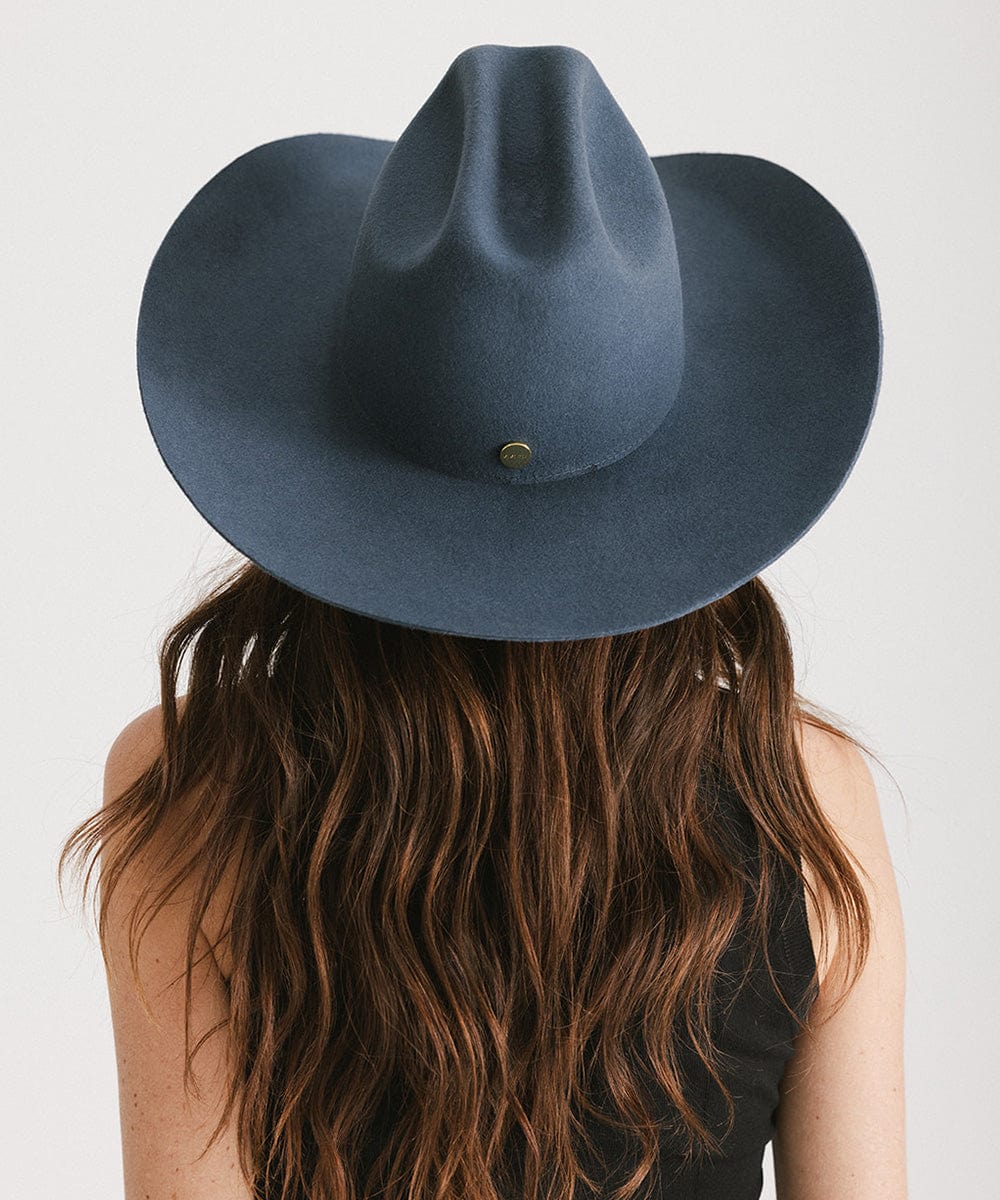 GIGI PIP Teddy Cattleman Women's Felt Cowboy Hat – Classic Western Crown & Wide Brim | 12 Colors
