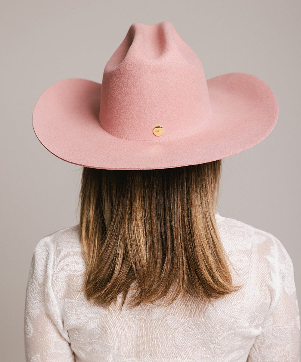 GIGI PIP Teddy Cattleman Women's Felt Cowboy Hat – Classic Western Crown & Wide Brim | 12 Colors