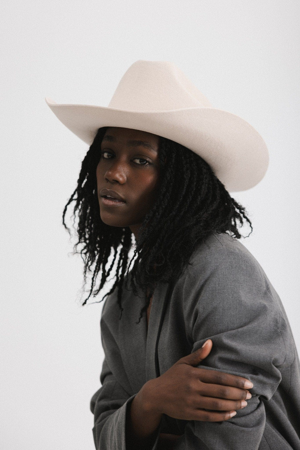 GIGI PIP Teddy Cattleman Women's Felt Cowboy Hat – Classic Western Crown & Wide Brim | 12 Colors