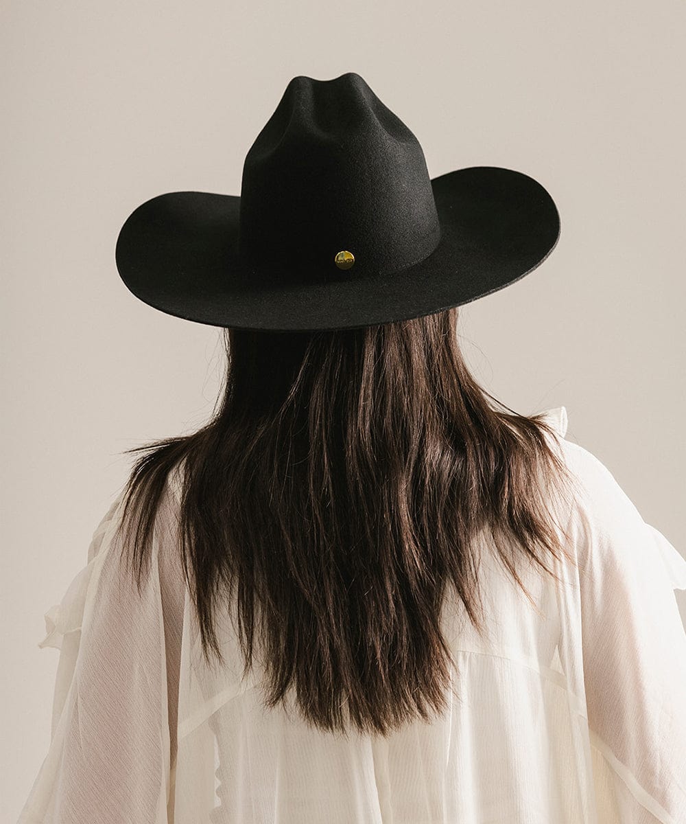 GIGI PIP Teddy Cattleman Women's Felt Cowboy Hat – Classic Western Crown & Wide Brim | 12 Colors