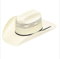 Twister Bangora Straw Cowboy Hat – Natural White | Cattleman Crown
