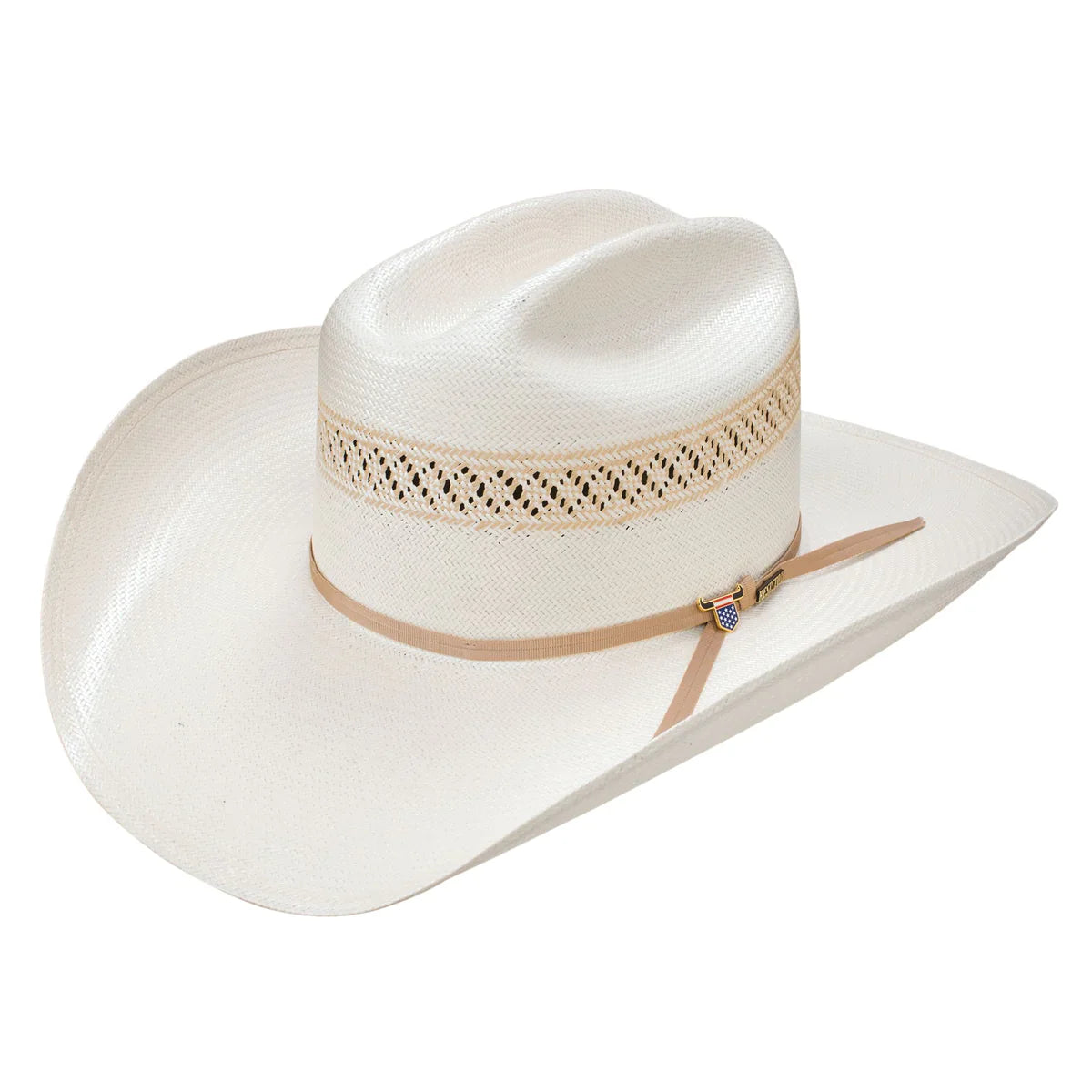 Resistol Wildfire 20X Premium Straw Cowboy Hat – Natural Cream | Cattleman Crown