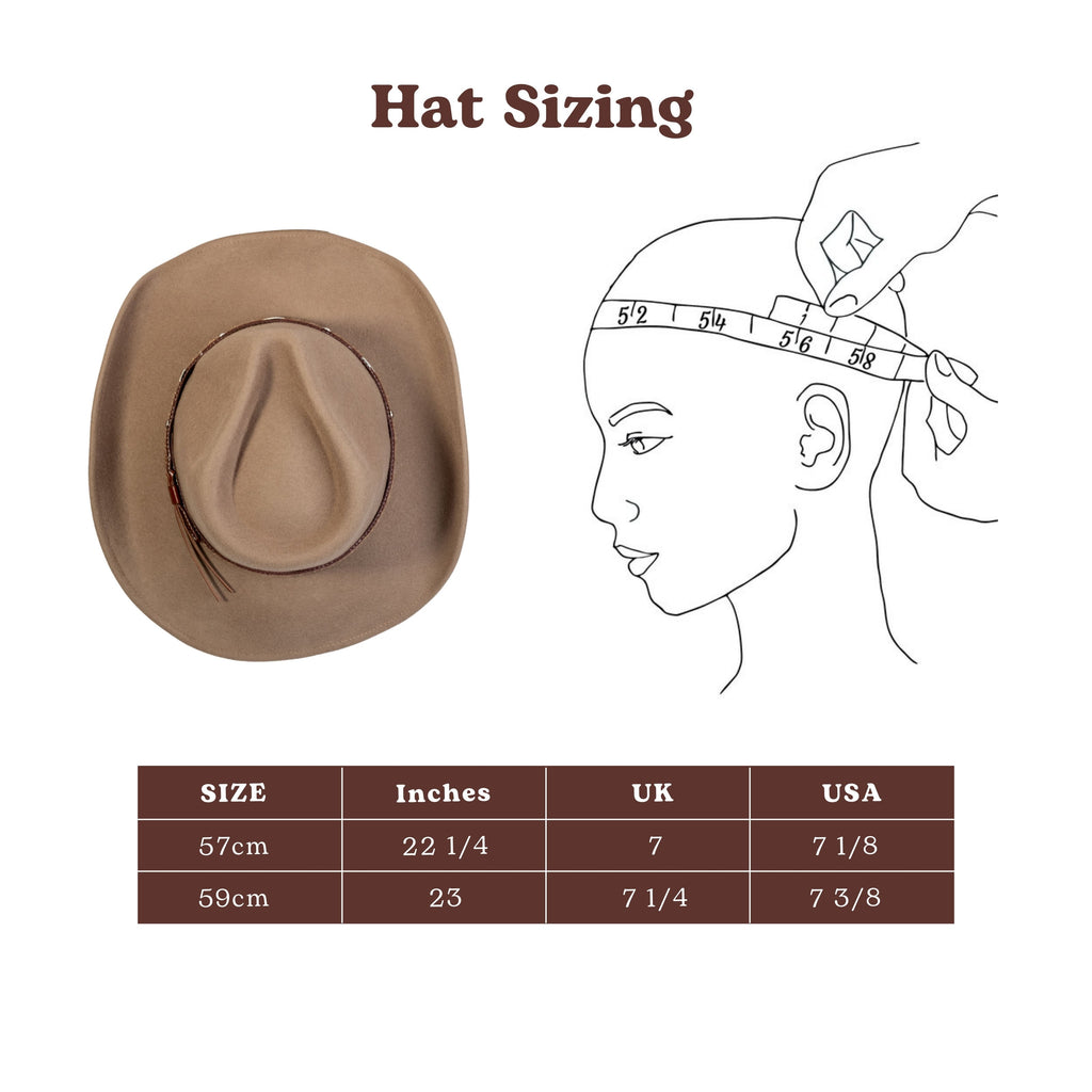 Nomad Bronze Wool Felt Cowboy Hat | Mix Brown Western Hat