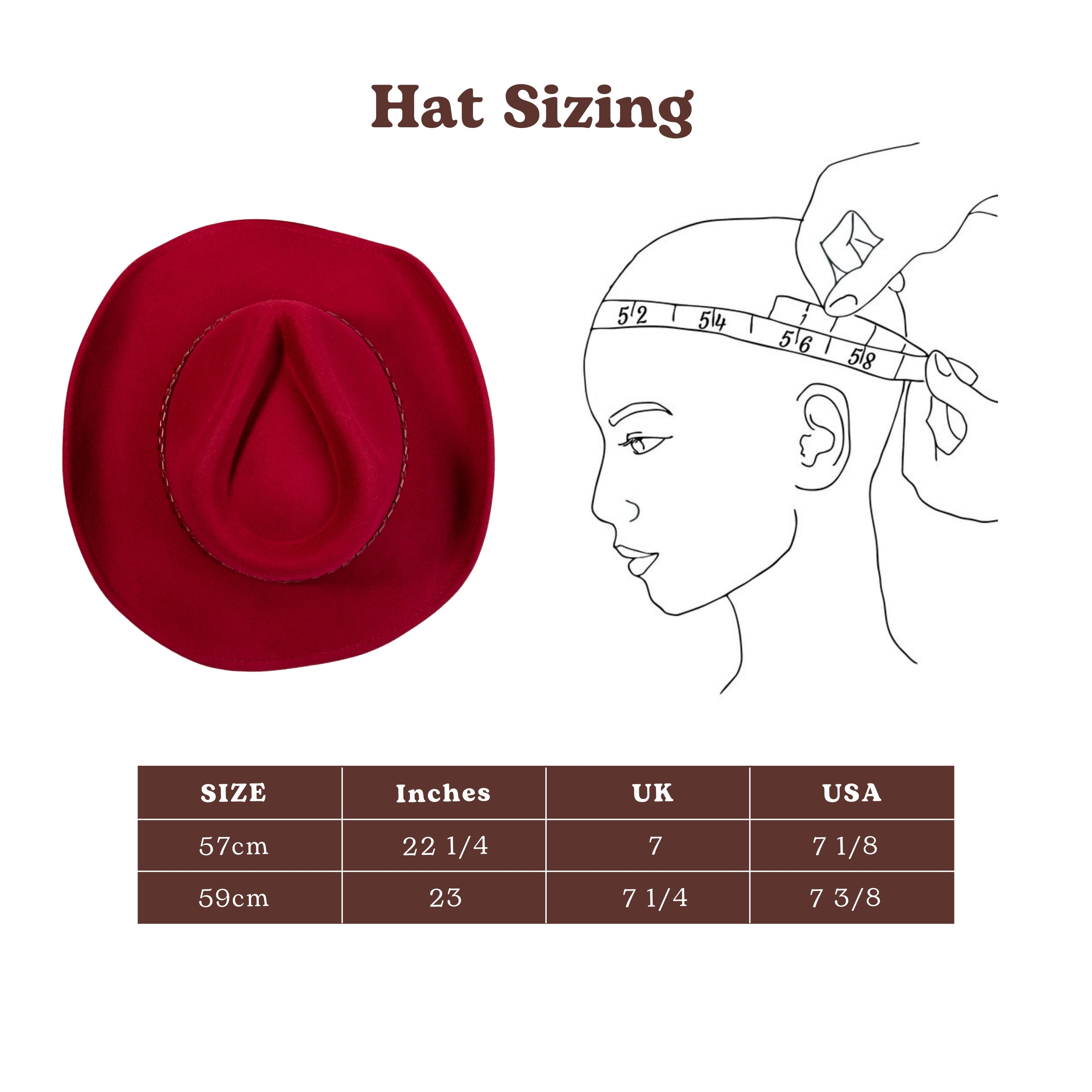 Outlaw Crimson Wool Felt Cowboy Hat | Mix Brown Western Hat