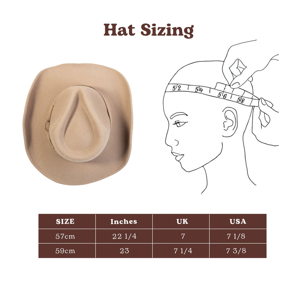 Sage Light Tan Wool Felt Cowboy Hat | Mix Brown Western Hat