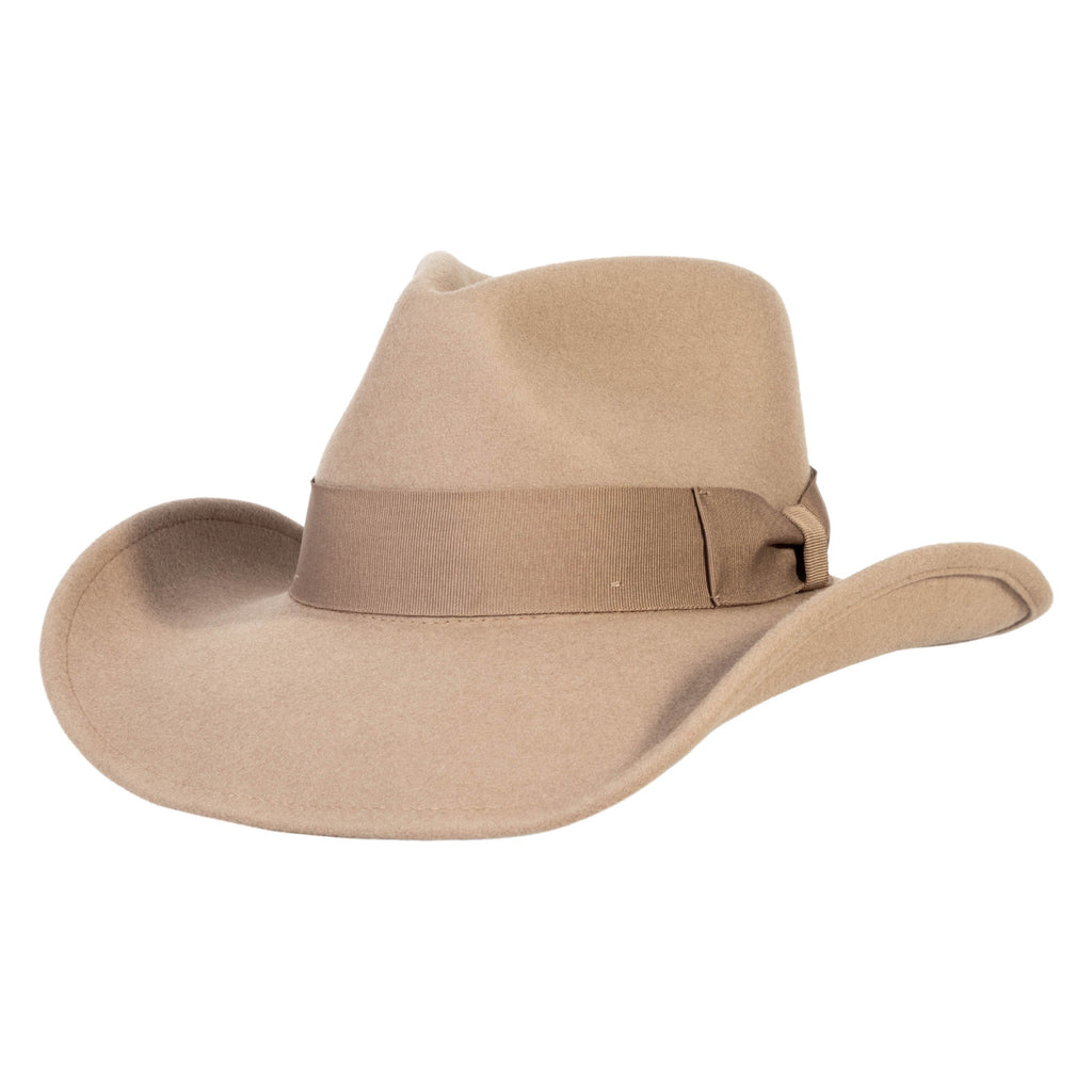 Sage Light Tan Wool Felt Cowboy Hat | Mix Brown Western Hat