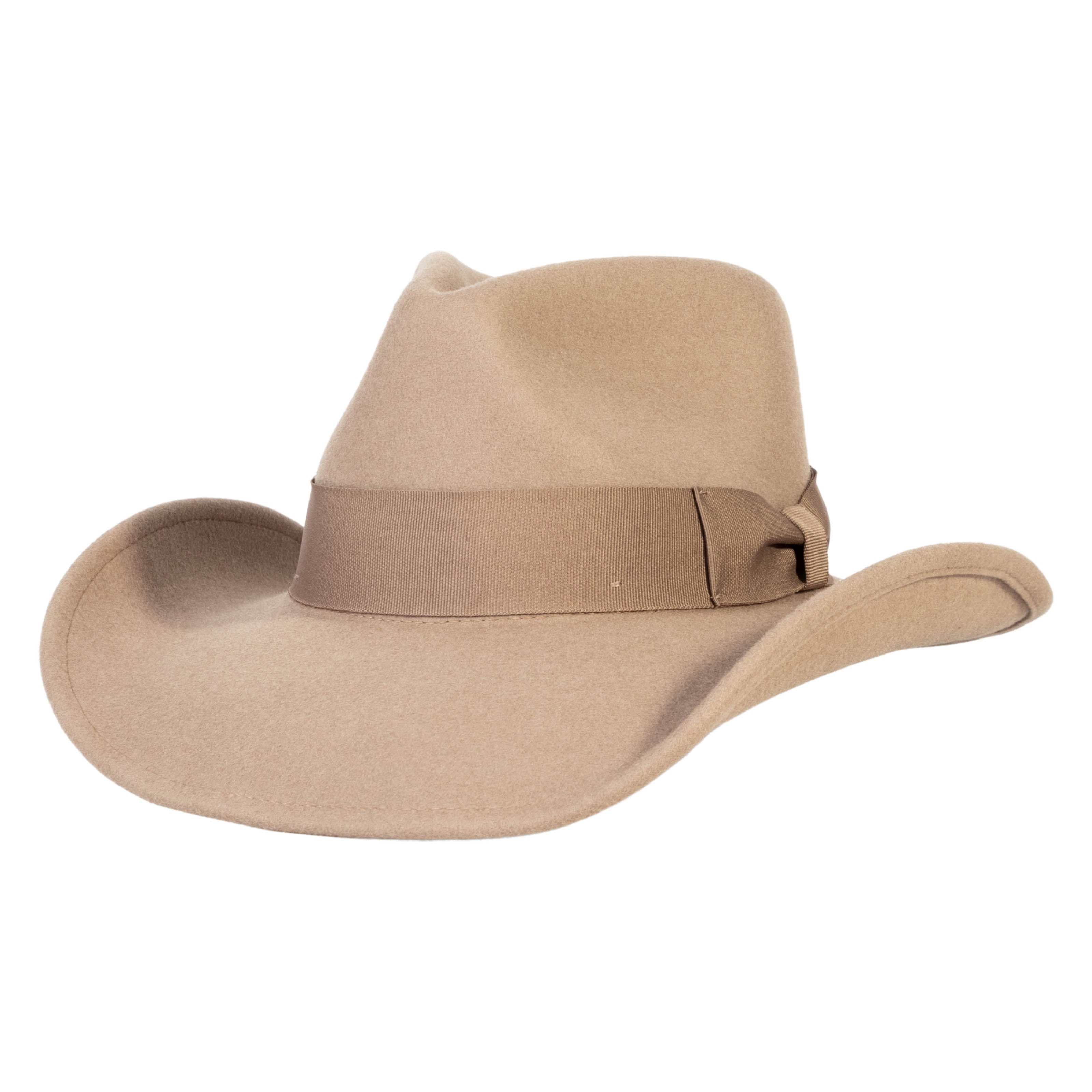 Sage Light Tan Wool Felt Cowboy Hat | Mix Brown Western Hat