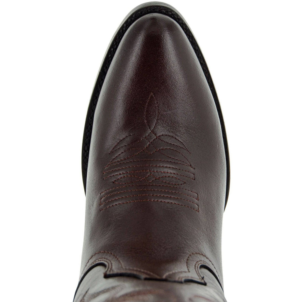 Soto Boots Men's Classic Dress Cowboy Boots – Brown Leather | Round Toe | Goodyear Welt
