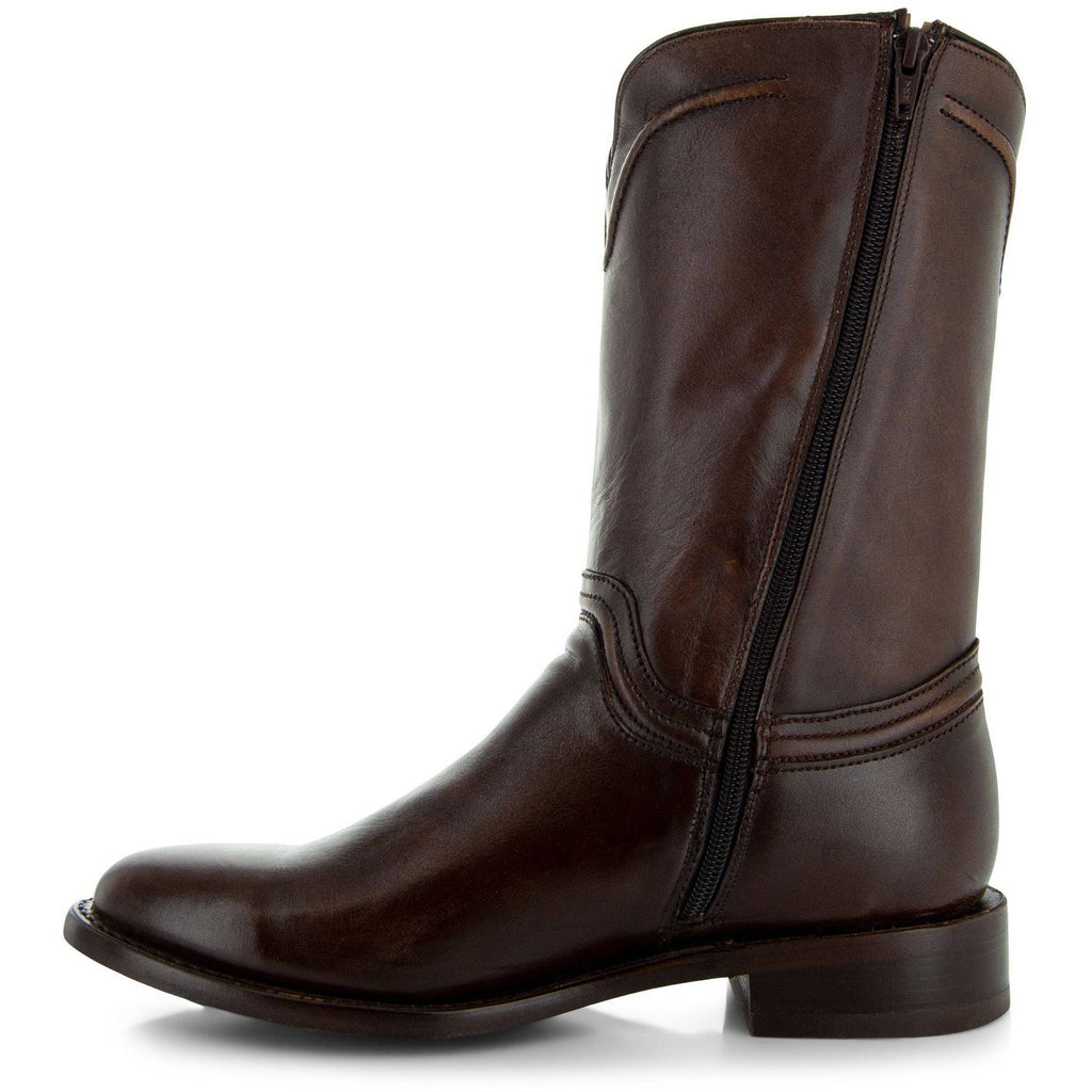 Soto Boots Roper Cowboy Boots for Men | Brown Leather