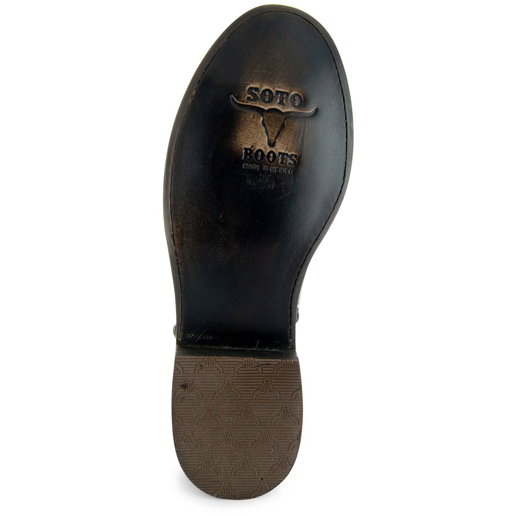 Soto Boots Roper Cowboy Boots for Men | Brown Leather