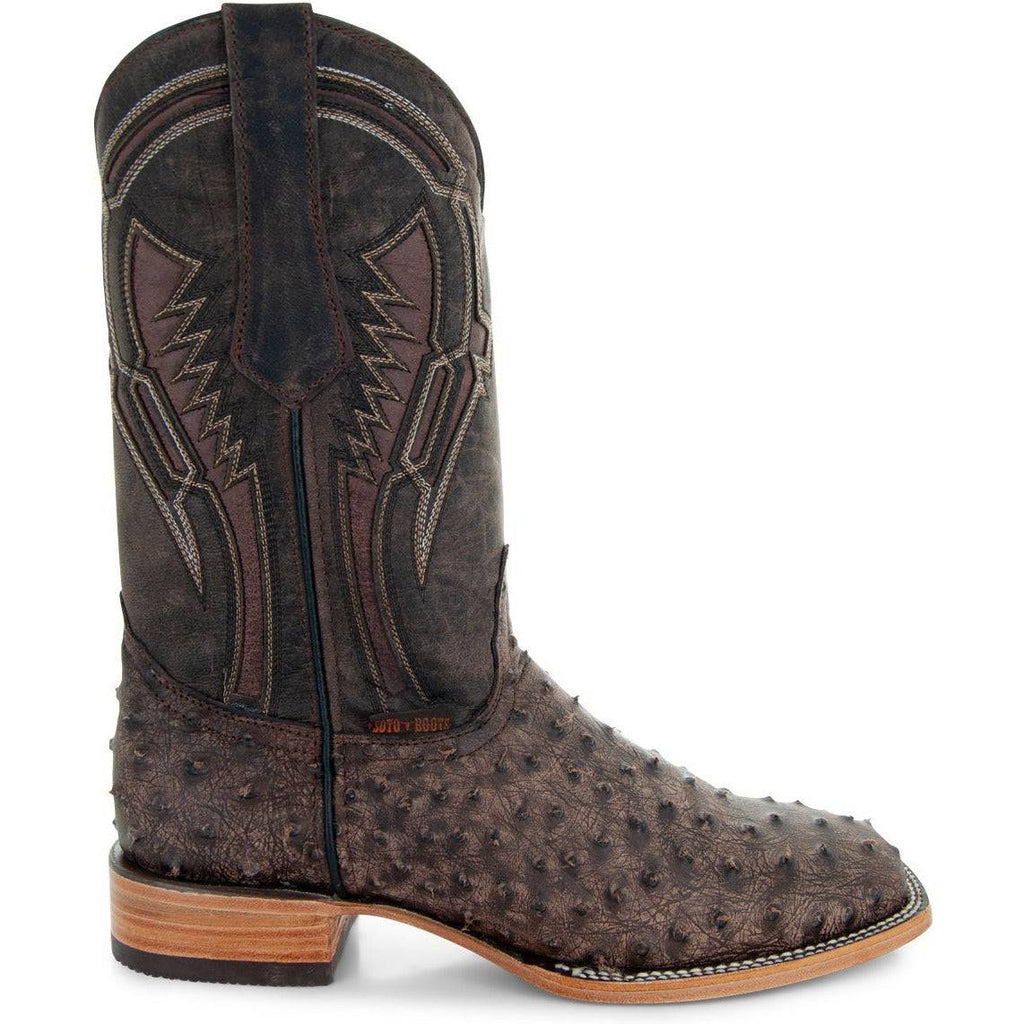 Soto Boots Mens Out of the Wild Ostrich Cowboy Boots