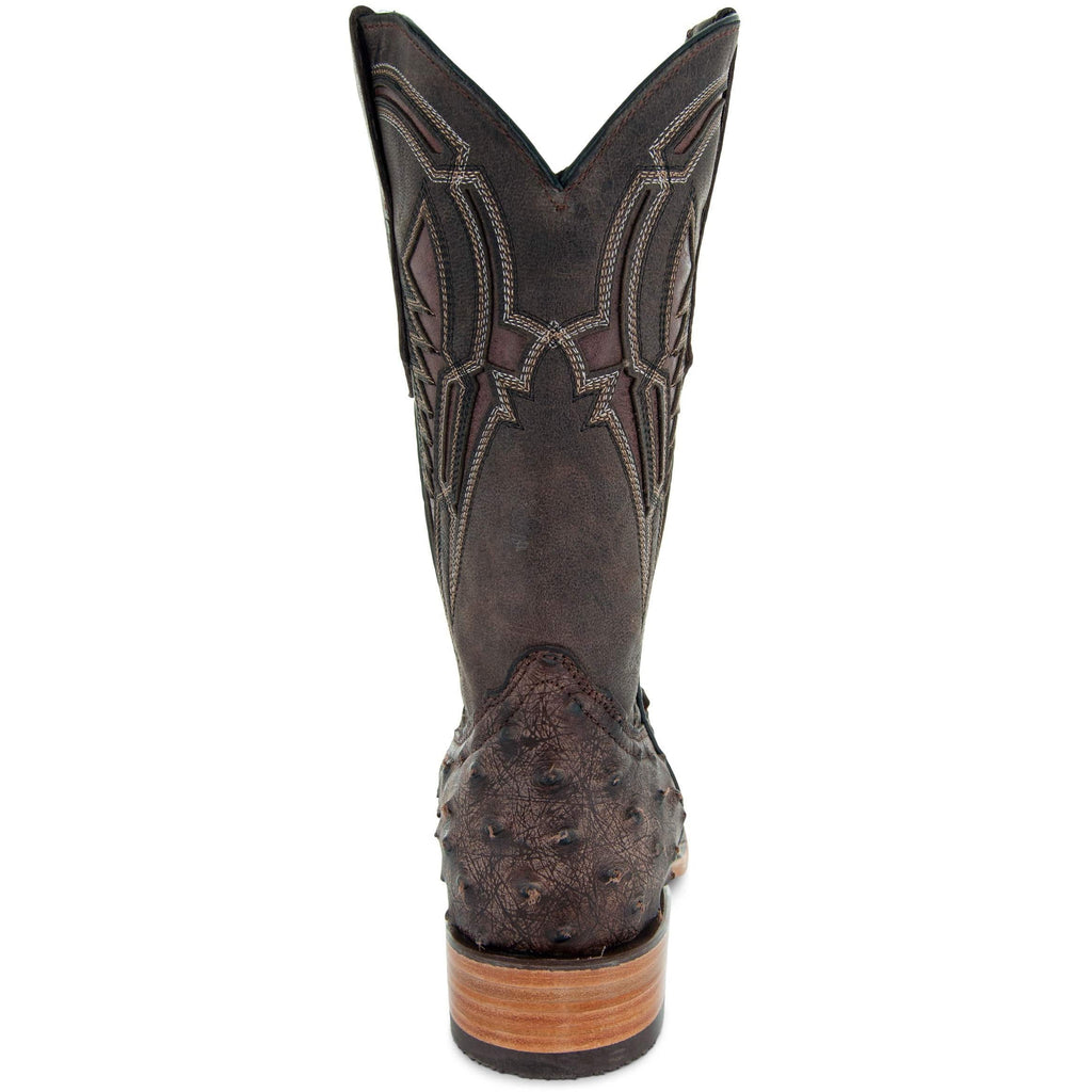 Soto Boots Mens Out of the Wild Ostrich Cowboy Boots