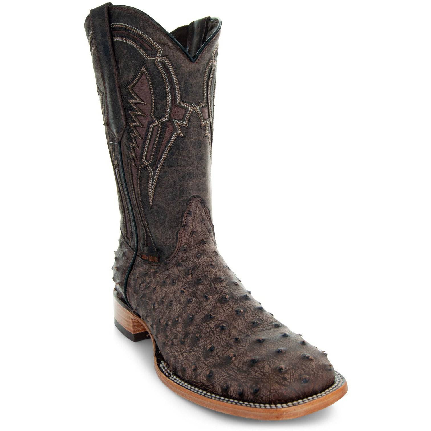 Soto Boots Mens Out of the Wild Ostrich Cowboy Boots