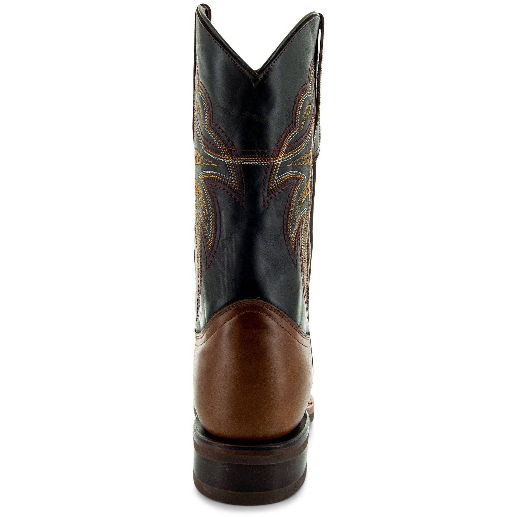 Soto Boots Men's Square Toe Cowboy Boots – Miel Leather | Goodyear Welt | Rubber Sole