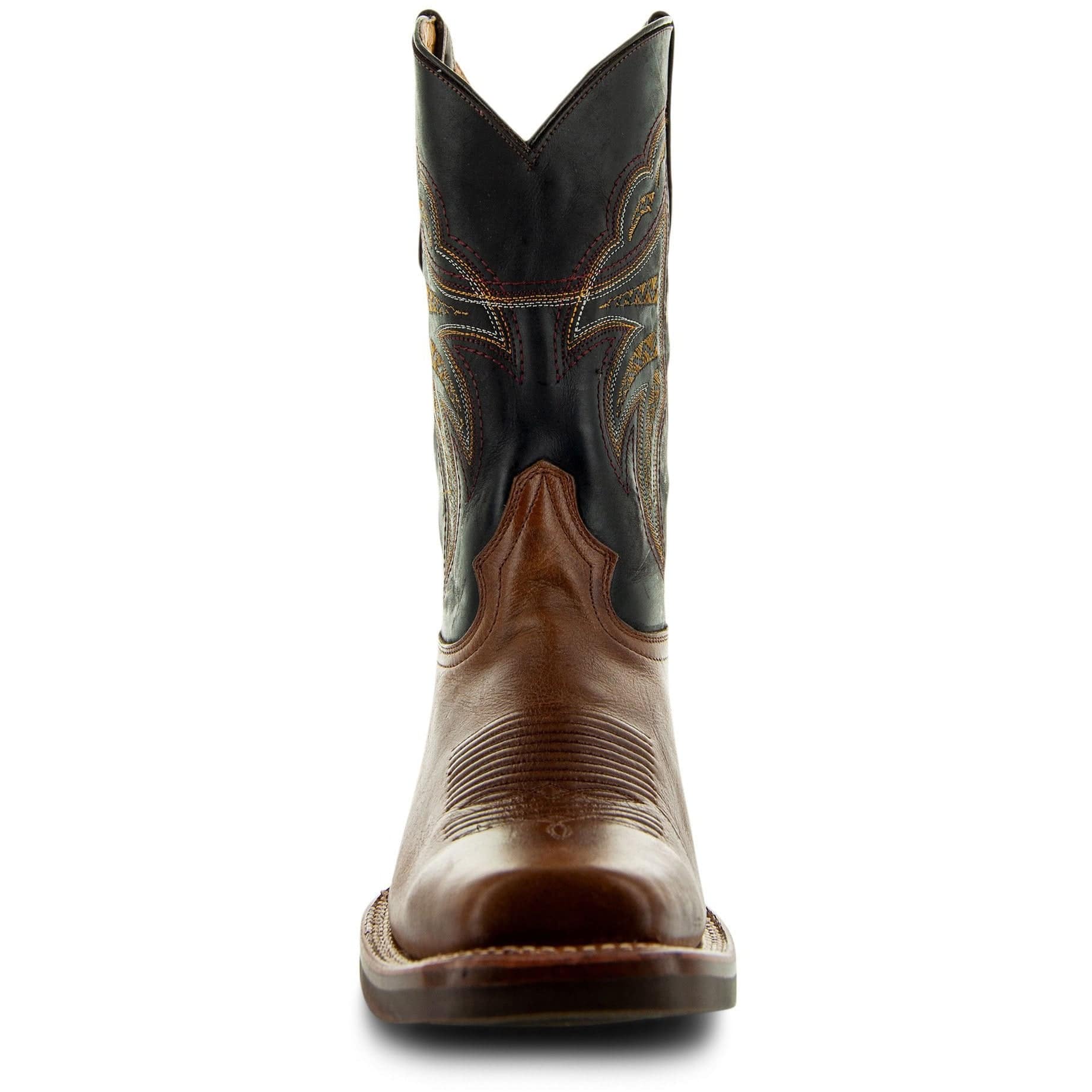 Soto Boots Men's Square Toe Cowboy Boots – Miel Leather | Goodyear Welt | Rubber Sole