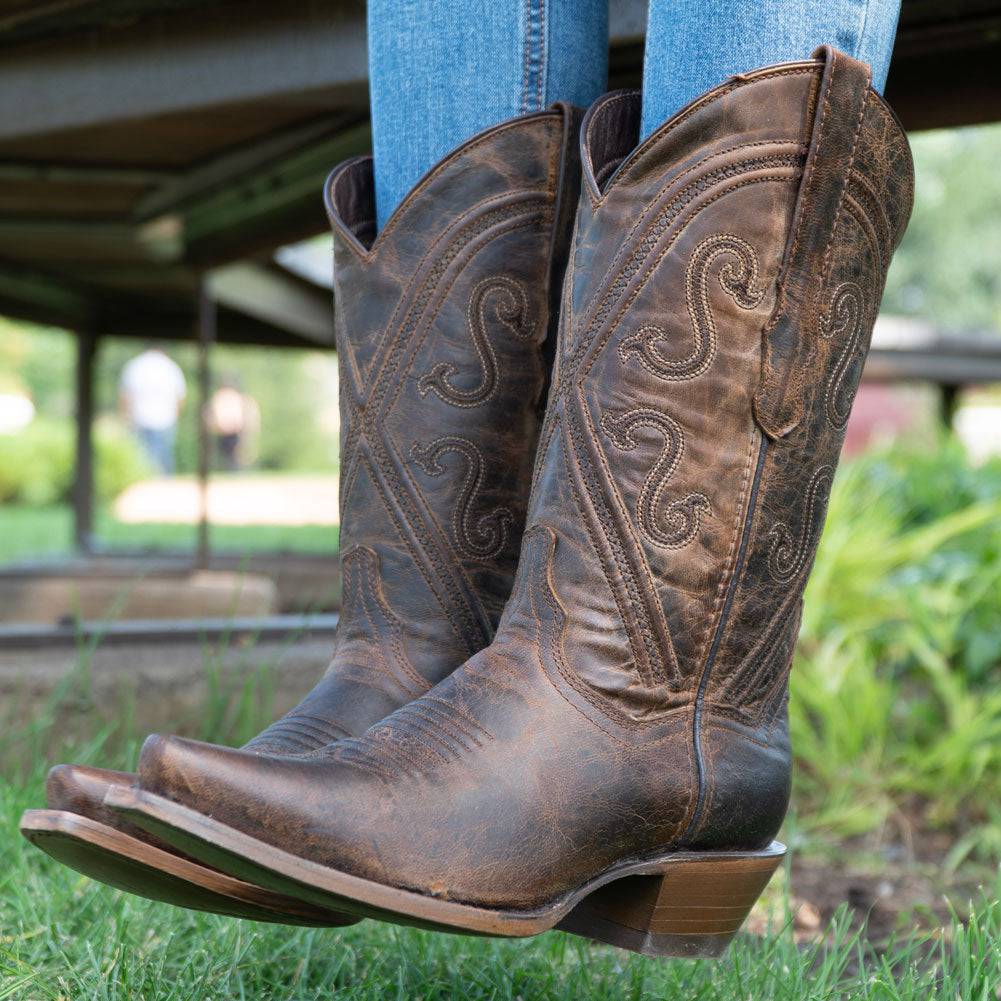 Soto Boots Cheyenne Cowgirl Boots Womens Snipped Toe