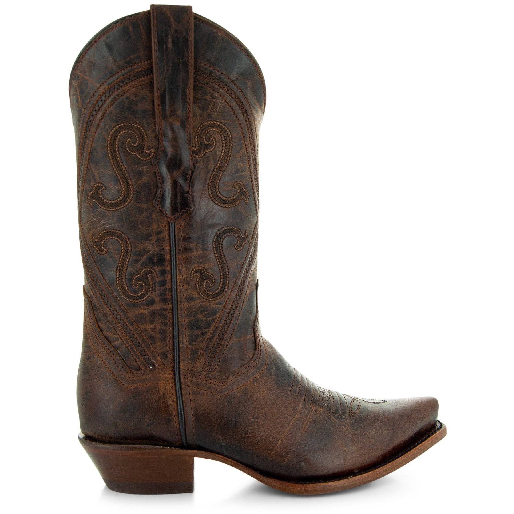 Soto Boots Cheyenne Cowgirl Boots Womens Snipped Toe