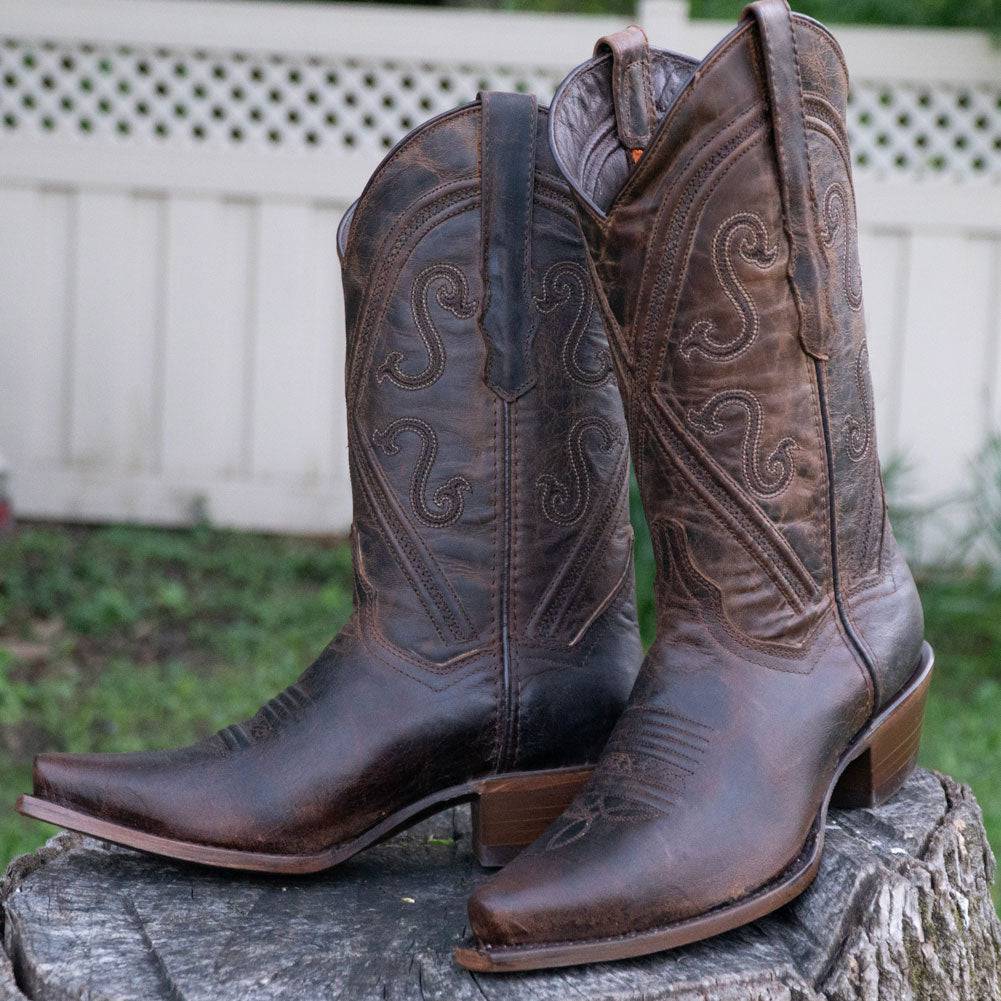 Soto Boots Cheyenne Cowgirl Boots Womens Snipped Toe