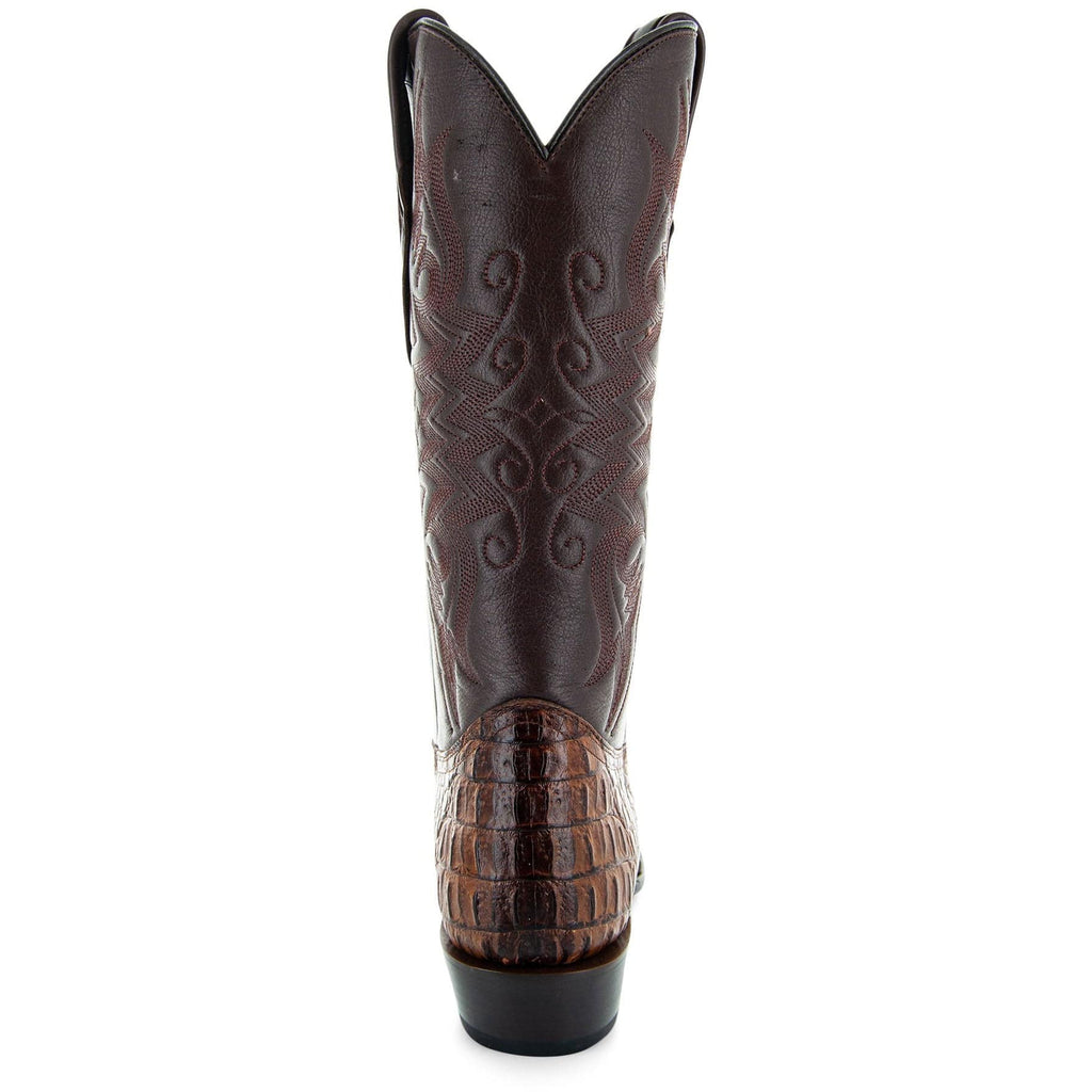 Soto Boots Men's Gator Tail Print Cowboy Boots – Miel Leather | J Toe | Goodyear Welt