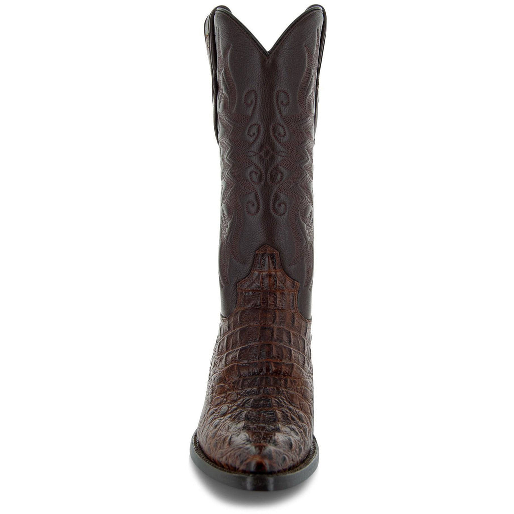 Soto Boots Men's Gator Tail Print Cowboy Boots – Miel Leather | J Toe | Goodyear Welt