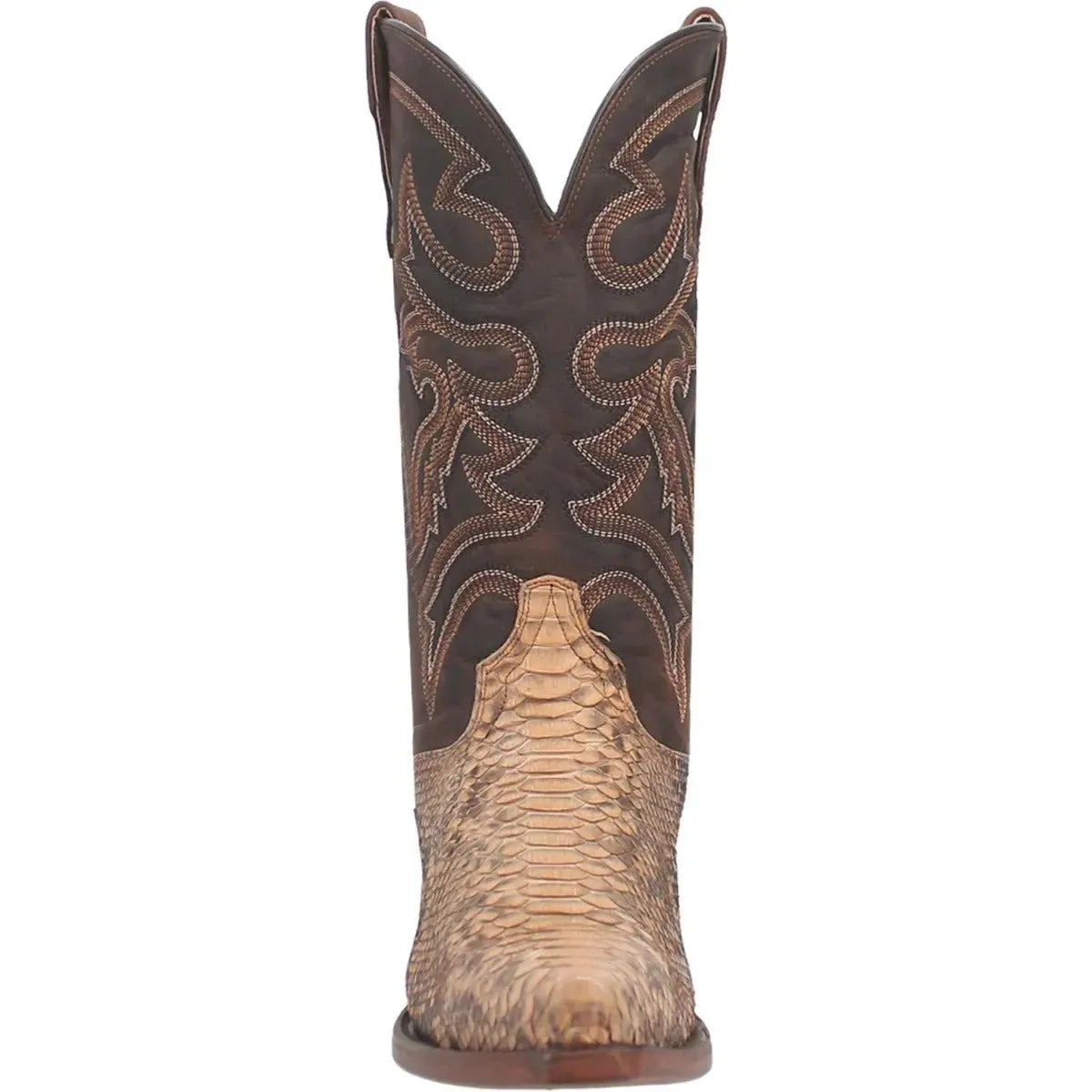 Dan Post Men's Cowboy Western Boot Sturgis – Snip Toe, Genuine Python Skin, Leather Outsole, Removable Orthotic Insole, 1⅜" Cowboy Heel, Exotic Leather Rodeo & Dress Boot