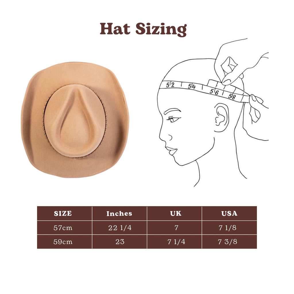 Sundown Tan Wool Felt Cowboy Hat | Mix Brown Western Hat