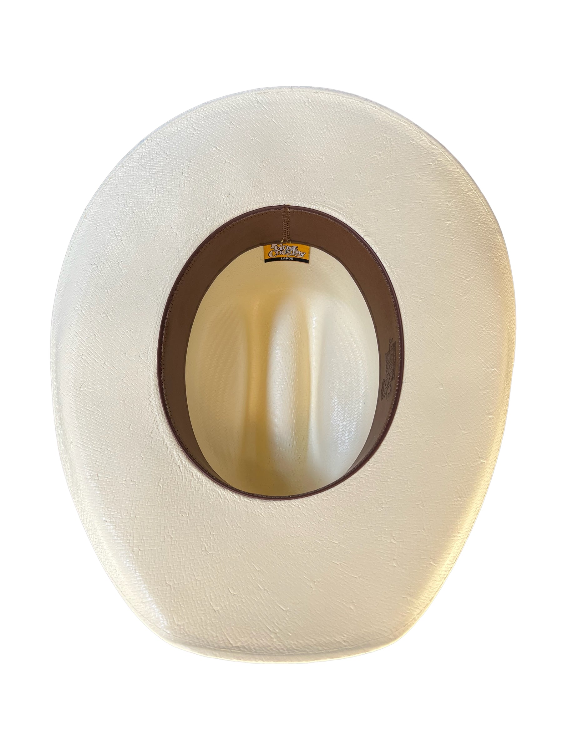 Gone Country Yellowstone Ivory Shantung Straw Cowboy Hat